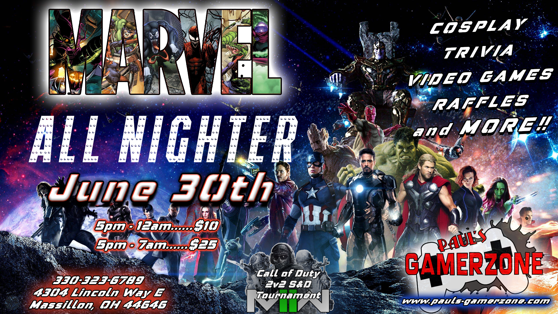 Marvel All Nighter!