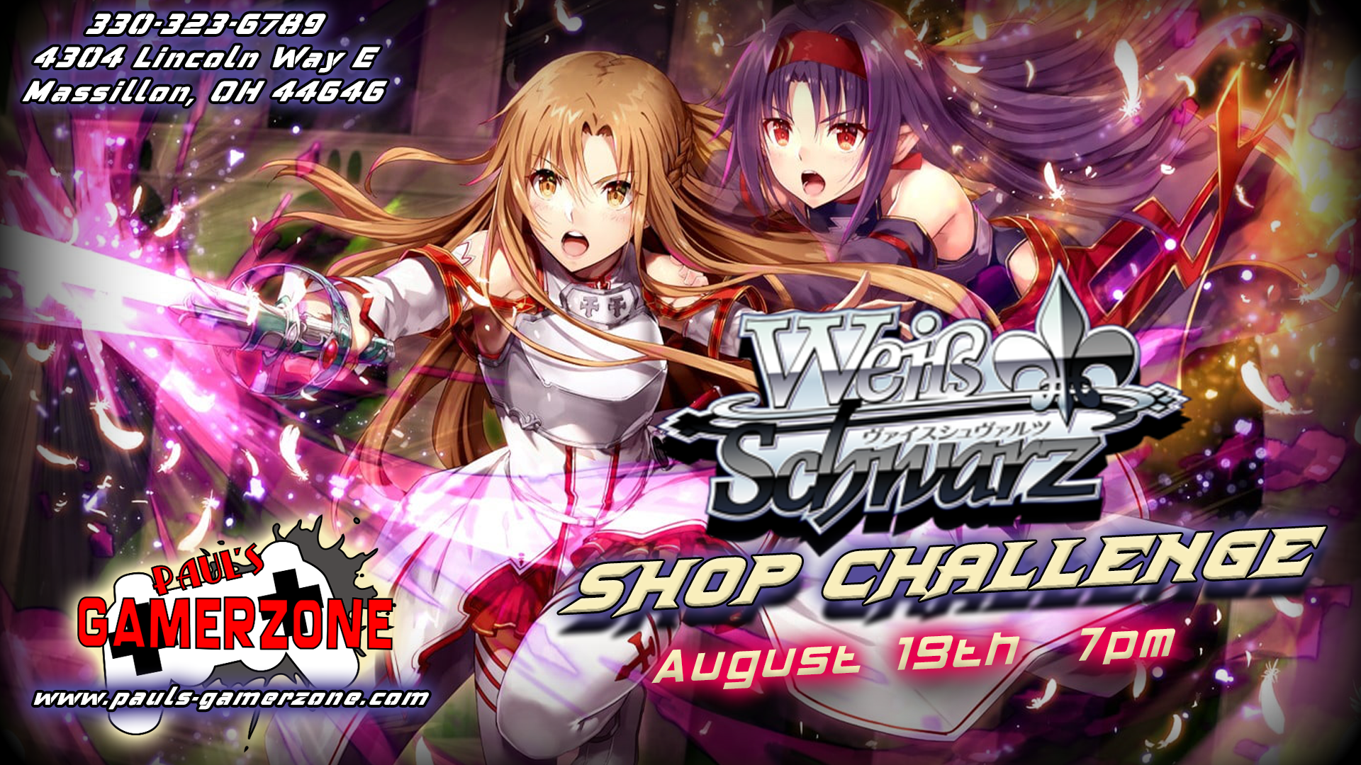 Weiss Schwarz Shop Challenge!