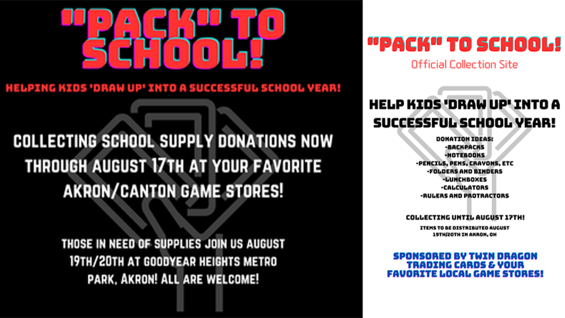 Pack to School Donation!