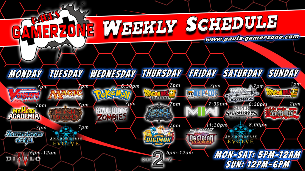 Weekly Schedule