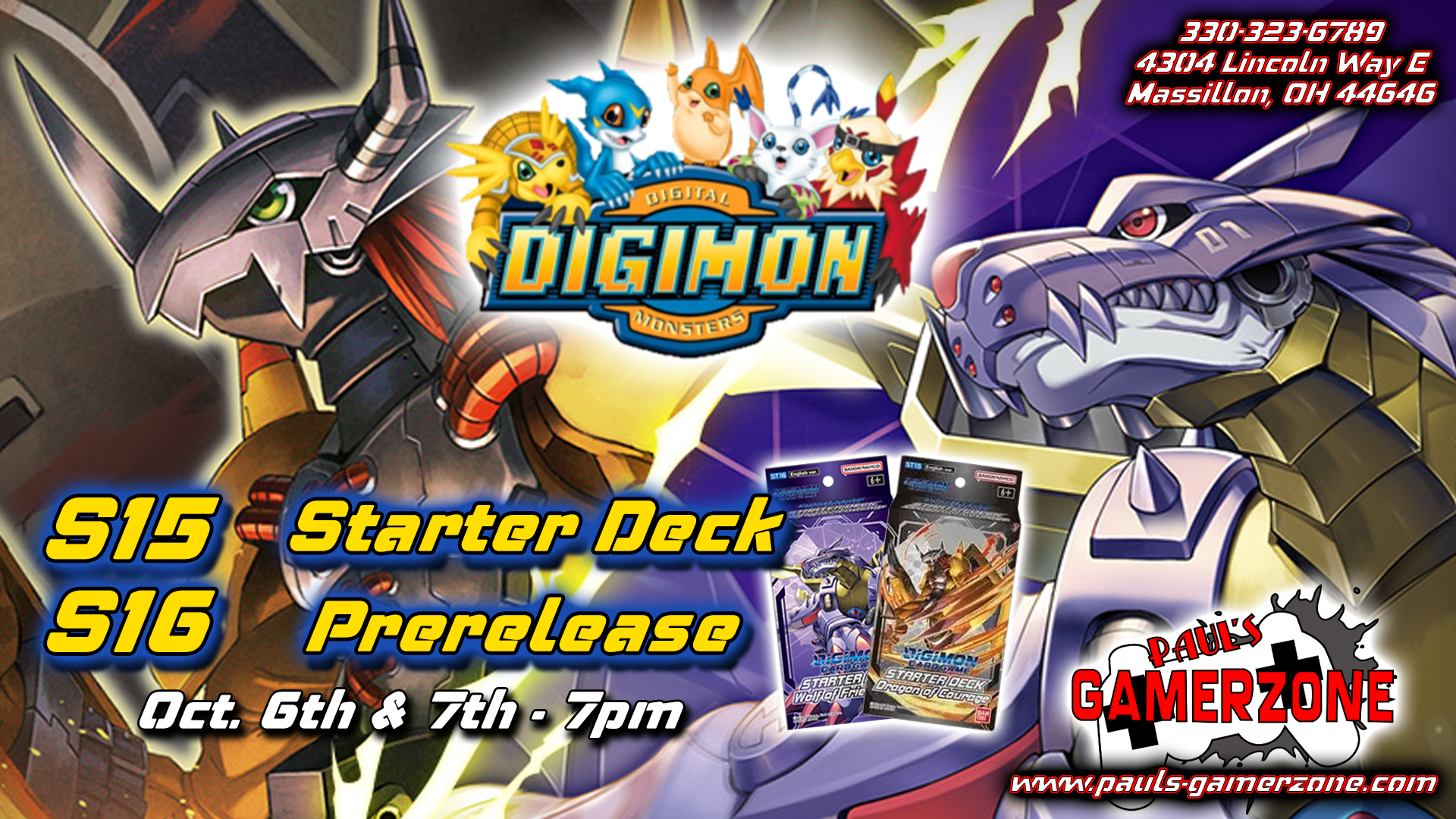 Digimon Starter Deck Prerelease!