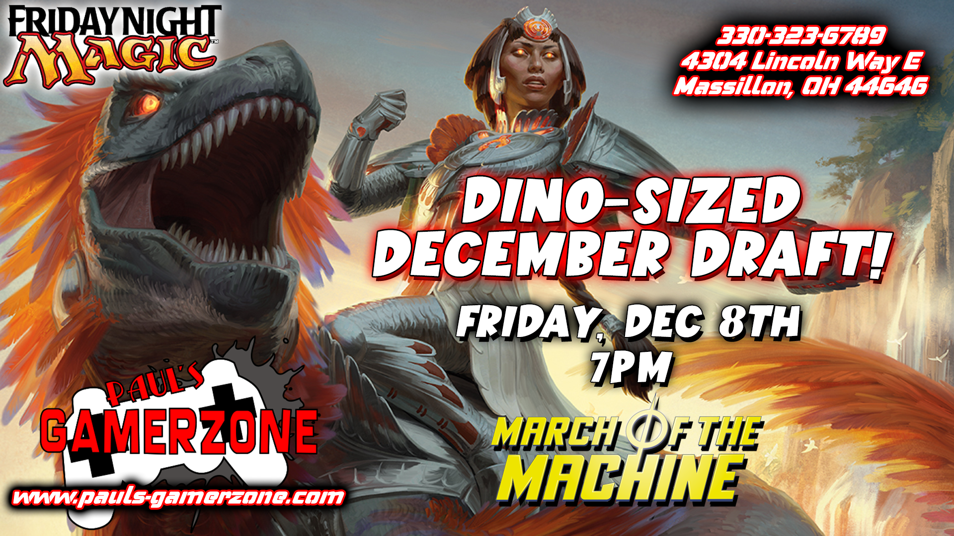 Dino-Sized December Draft!