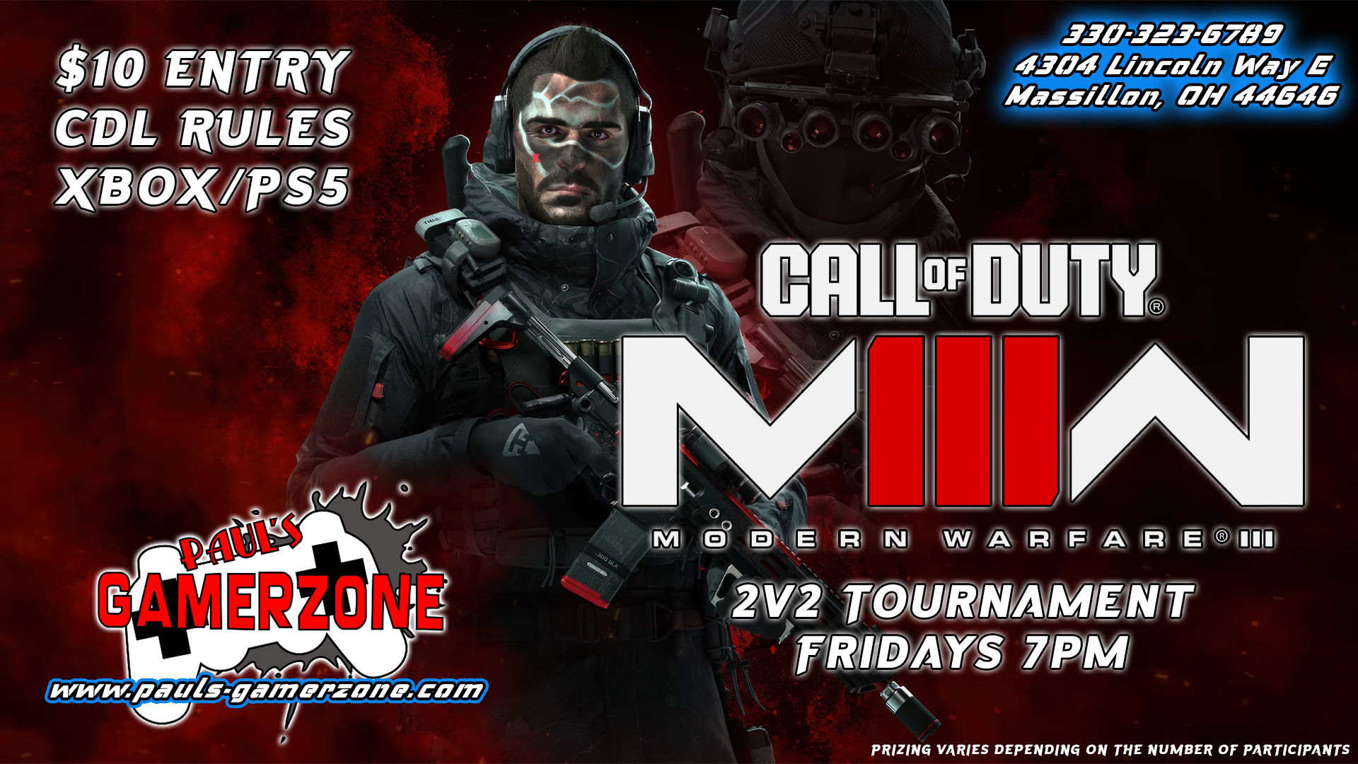 MW3 2v2 Tournament!