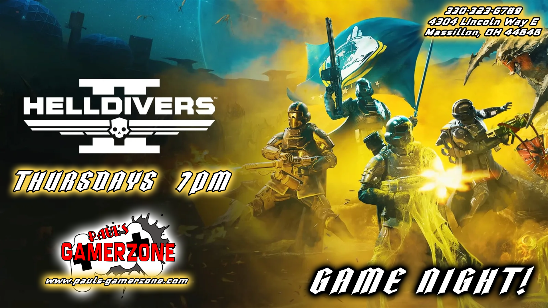 Helldivers 2 Game Night!