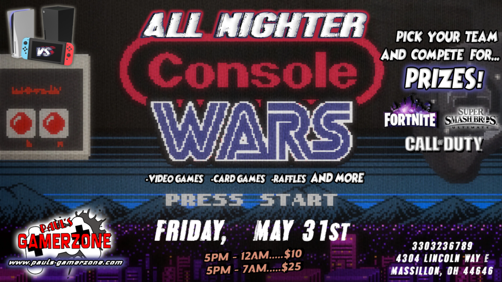 Console Wars All Nighter!