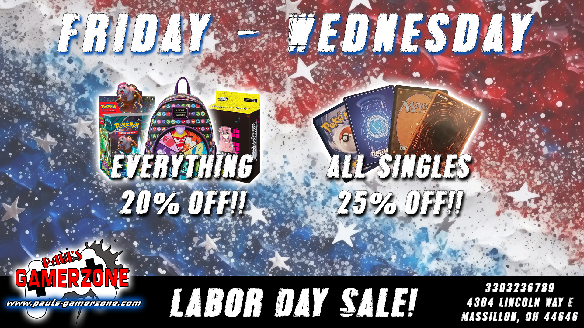 Labor Day Sale!