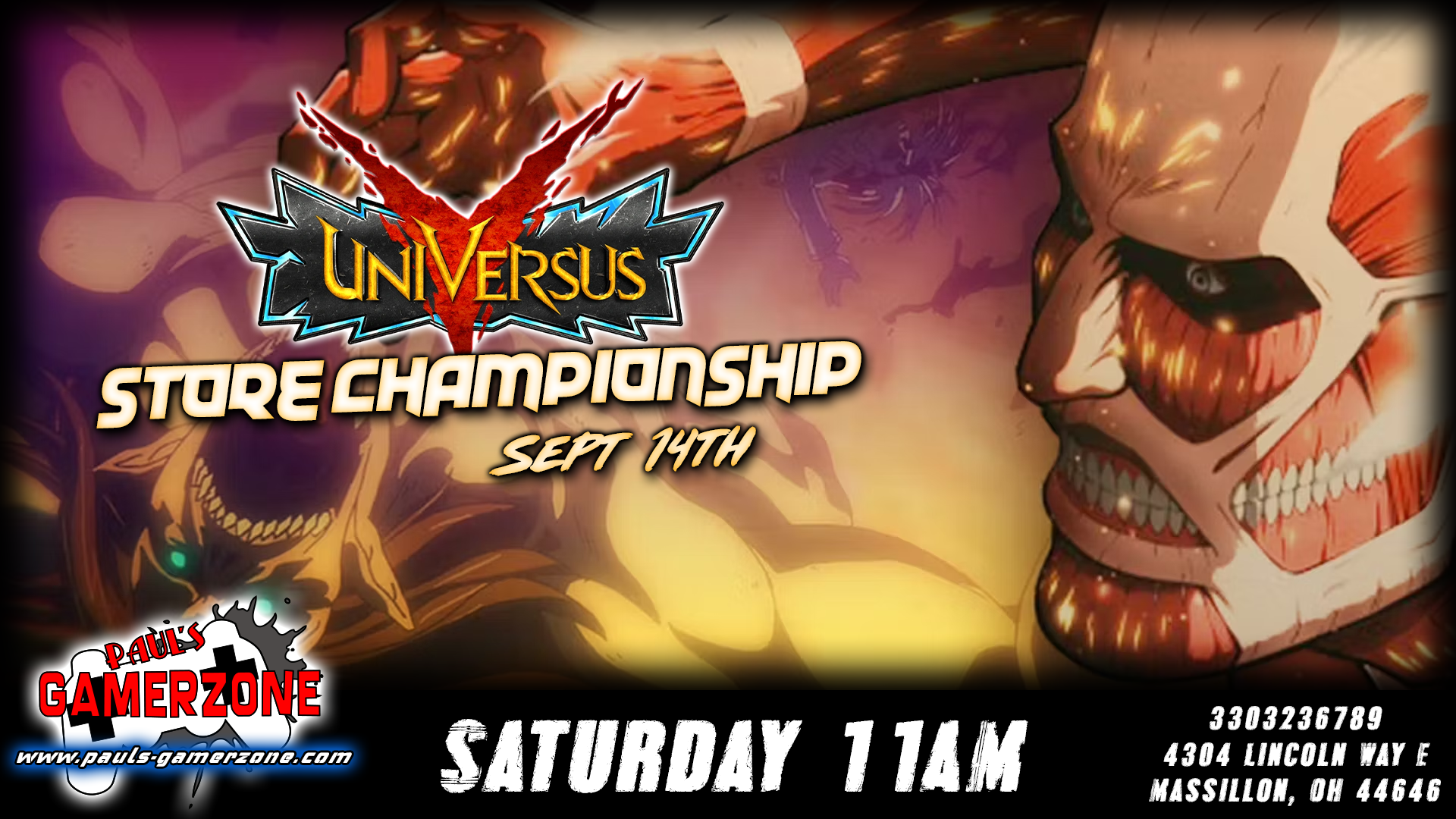 UniVersus Store Championship!